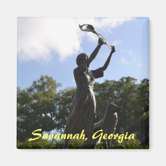 Wave Girl, Savannah, Georgia Magnet