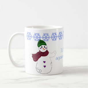 Wave Goodbye Snowman Kaffeetasse