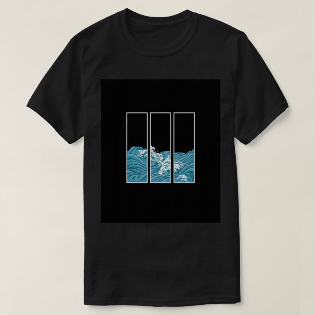 Wave Illustration T-Shirt (Design vorne)