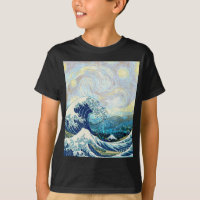 WAVE KANAGAWA IN STARRY NIGHT HINTERGRUND