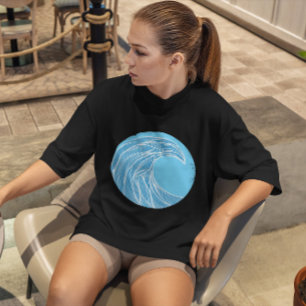 Wave Line Style T-Shirt