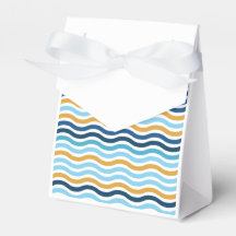 Wave Lines Farbe Blau und Gelb