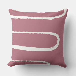Wave Mauve Pink Kissen