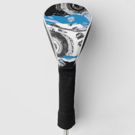 Wave Mechanism – Custom Golf Head Cover (Driver, Golf Headcover