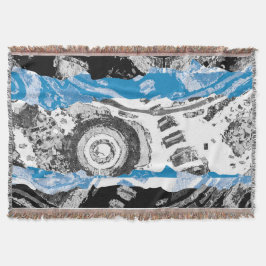 Wave Mechanism – Custom Throw Blanket (50" x 60") Decke