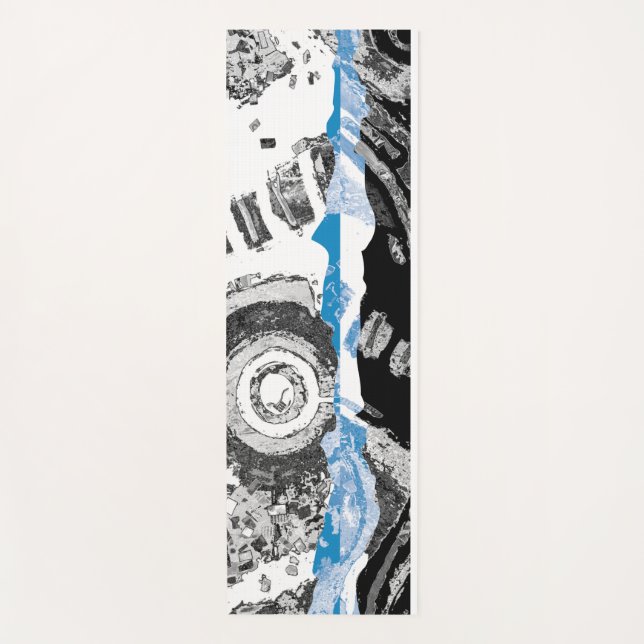 Wave Mechanism – Custom Yoga Mat (24" x 72") Yogamatte (Vorderseite)