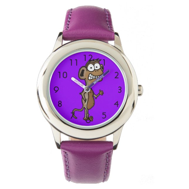 Wave Monkey Armbanduhr (Vorderseite)