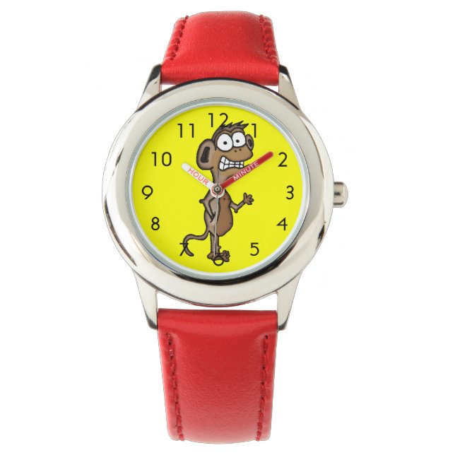 Wave Monkey Armbanduhr (Vorderseite)