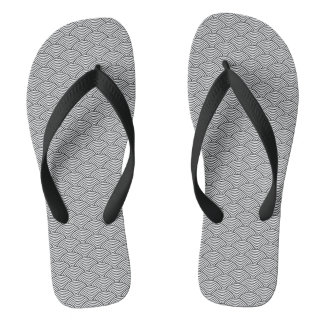 Wave Muster traditionelles japanisches Design Flip Flops