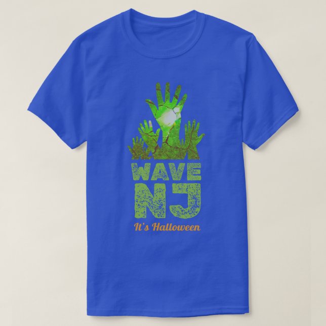 Wave NJ Sein Halloween T-Shirt (Design vorne)