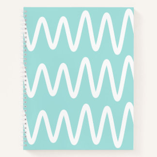 Wave No. 3 - Notebook (Mint) Notizbuch