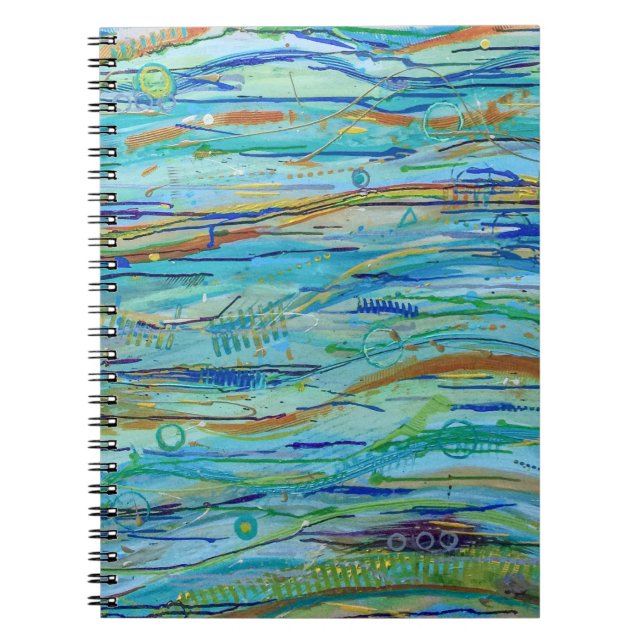 Wave-Notebook Notizblock (Vorderseite)