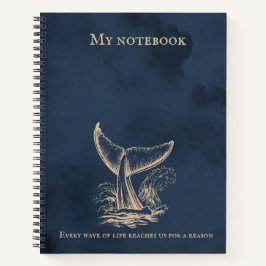 Wave Notebook – Ocean-Inspired Journal for Notes Notizbuch