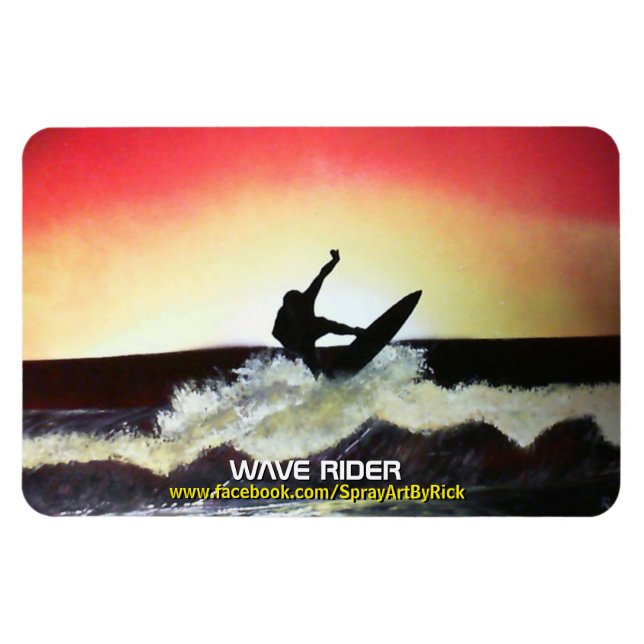 Wave Rider Magnet (Horizontal)
