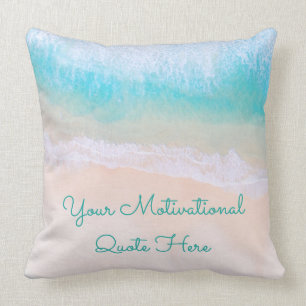Wave, Sand, Beach Motivierend Angebot Kissen