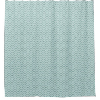 Wave Shower Vorhang - Leaf