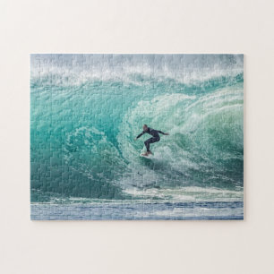 Wave Surfer Surfen Sport Blauer Ozean