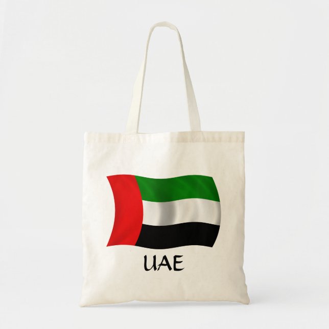 Wave UAE Flag Tragetasche (Vorne)