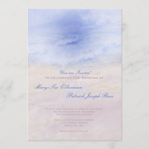 "Wave upon the Sand" Einladung zur Hochzeit