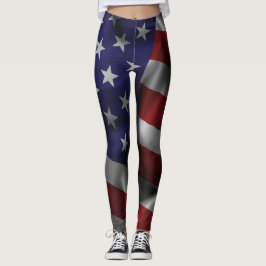 Wave USA Flag Leggings