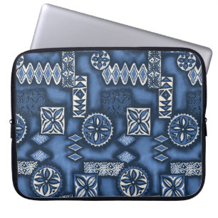 Wave Warrior Hawaiian Tapa Neoprene Wetsuit Laptopschutzhülle