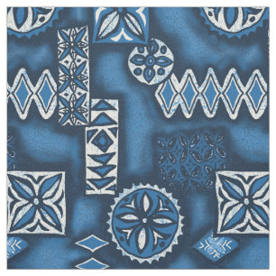 Wave Warrior Hawaiian Tapa Stoff