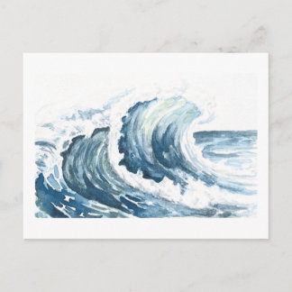 Wave Watcher-Postkarte Postkarte