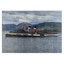 Waverley Paddle Steamer vor Schottland Schneidebrett