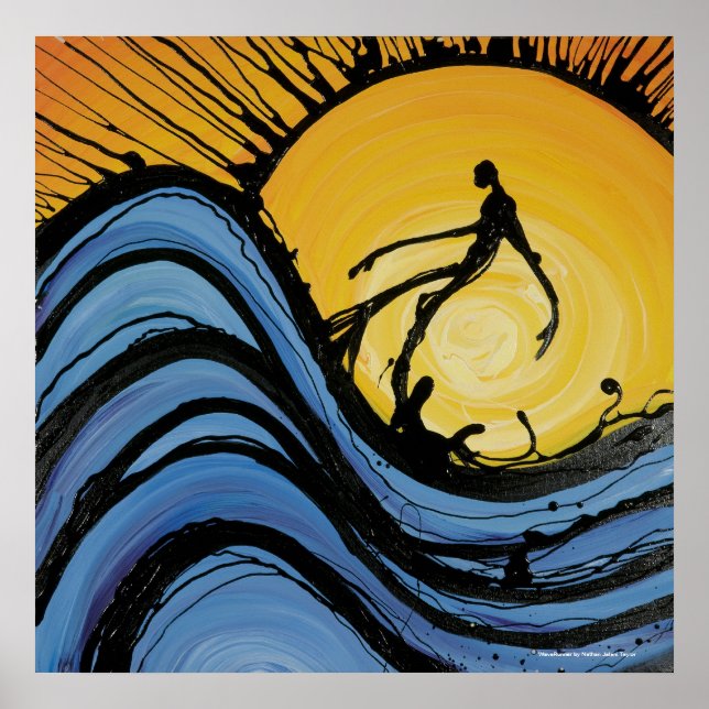 WaveRunner (Print) von Nathan Jalani Taylor Poster (Vorne)