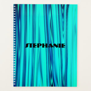 Waves Abstrakt Ocean Aquamarin Blue Green Ombre Mu Planer