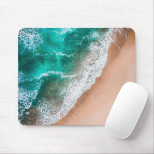 Waves am Sandy Beach Mousepad