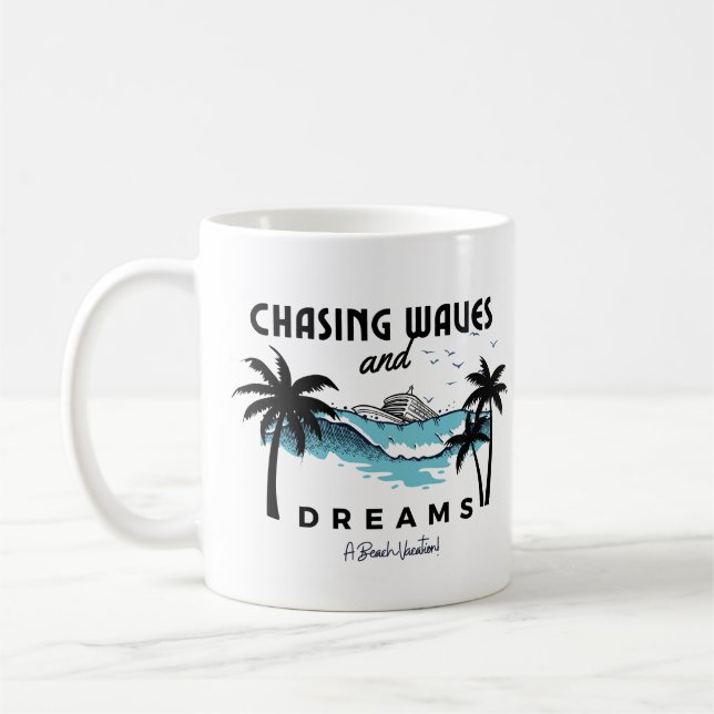 Waves and Dreams Kaffeetasse (Links)