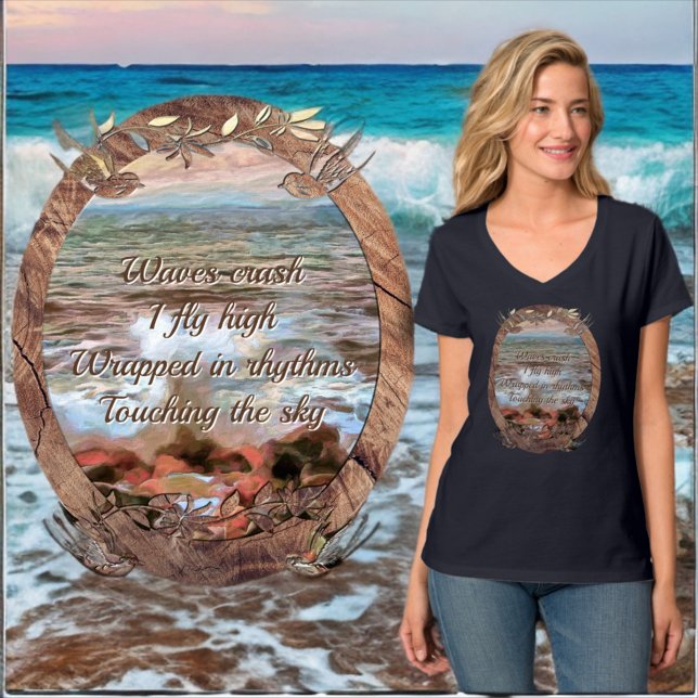 Waves Crash 0742 T-Shirt (Von Creator hochgeladen)