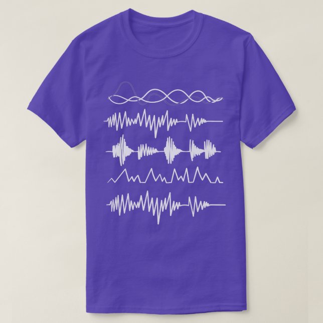 Waves EQ Sound Engineer Audio Engineer Music Produ T-Shirt (Design vorne)