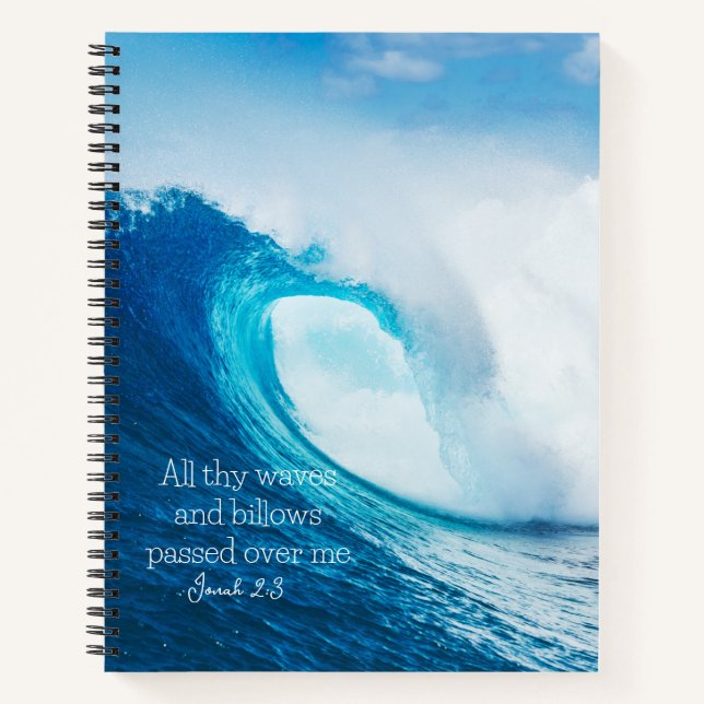 Waves Faith Journal Notizbuch (Vorderseite)