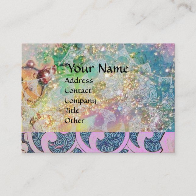 WAVES , hell, lebendig Visitenkarte (Vorderseite)