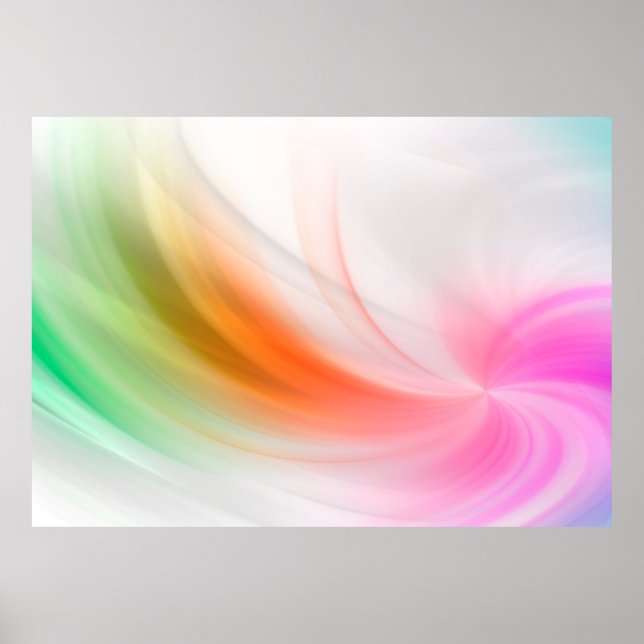 Waves Hintergrundvorlage abstrakt Poster (Vorne)