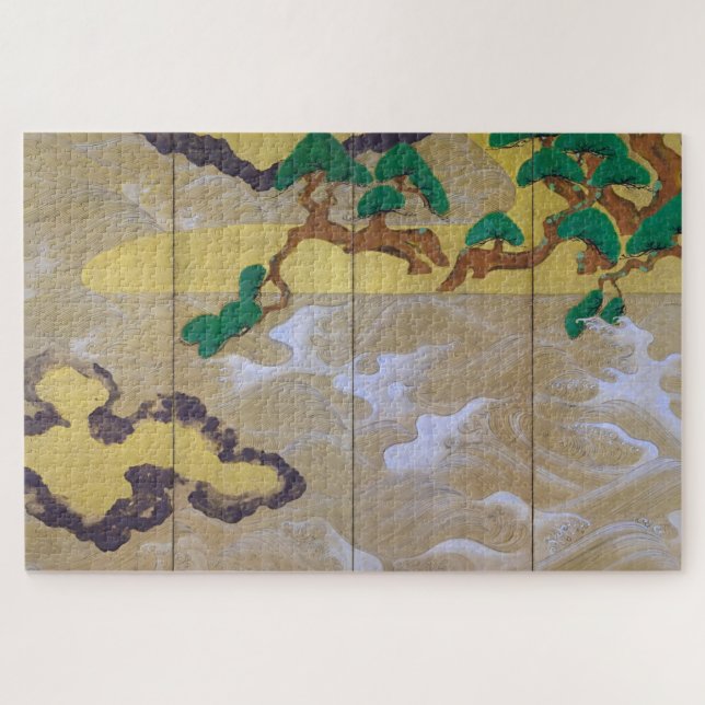 Waves in Matsushima (rechts), Tawaraya Sotatsu (Horizontal)