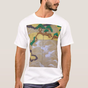 Waves in Matsushima (rechts), Tawaraya Sotatsu T-Shirt
