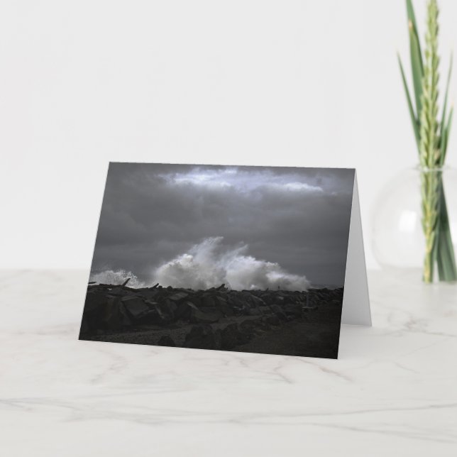 Waves King Tide à West Port, WA (Devant)