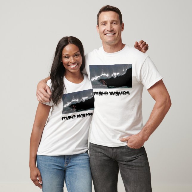 Waves Men Pipeline Performance Micro-Fibre T-Shirt (Unisex)