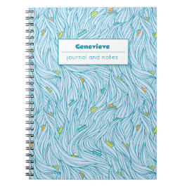 Waves mit BootsNotebook Notizblock