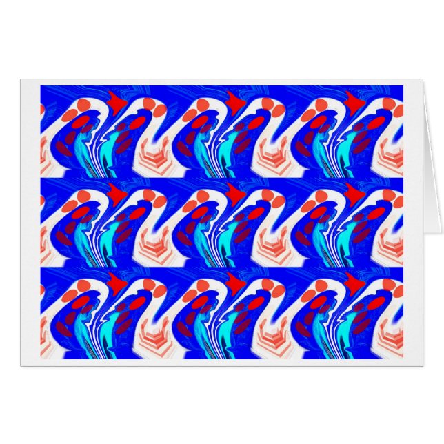 Waves of Glückskarte (Vorderseite (Horizontal))