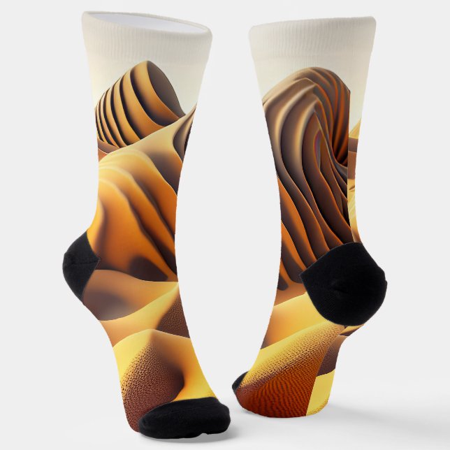 Waves of Gold Socken (Gewinkelt)