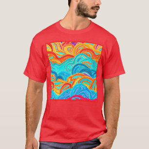 Waves Patterns Painting. Jetzt kaufen T-Shirt