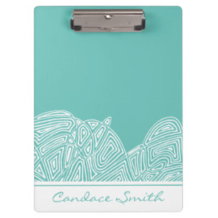 Waves Personalisiert Klemmbrett