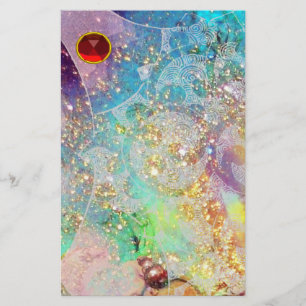 WAVES RED RUBY BRIEFPAPIER