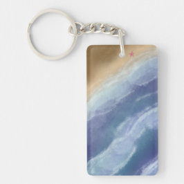 Waves rolling in schlüsselanhänger