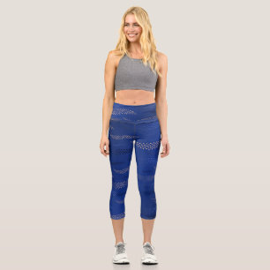 Waves Tiger (stilisiertes Muster) 2 Capri Leggings