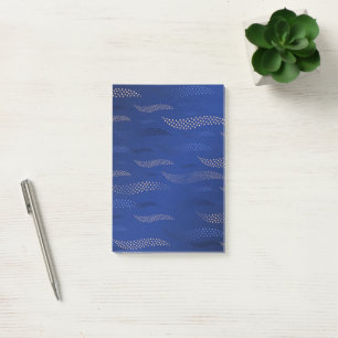 Waves Tiger (stilisiertes Muster) 2 Post-it Klebezettel